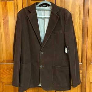 Consensus Sportswear Brown Corduroy Sport Coat/JacketBlazer Size M NWT